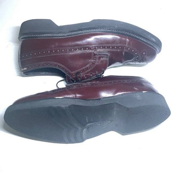 Stuart Mcguire Mens Cordovan Brogue Shoes Brown main image 6